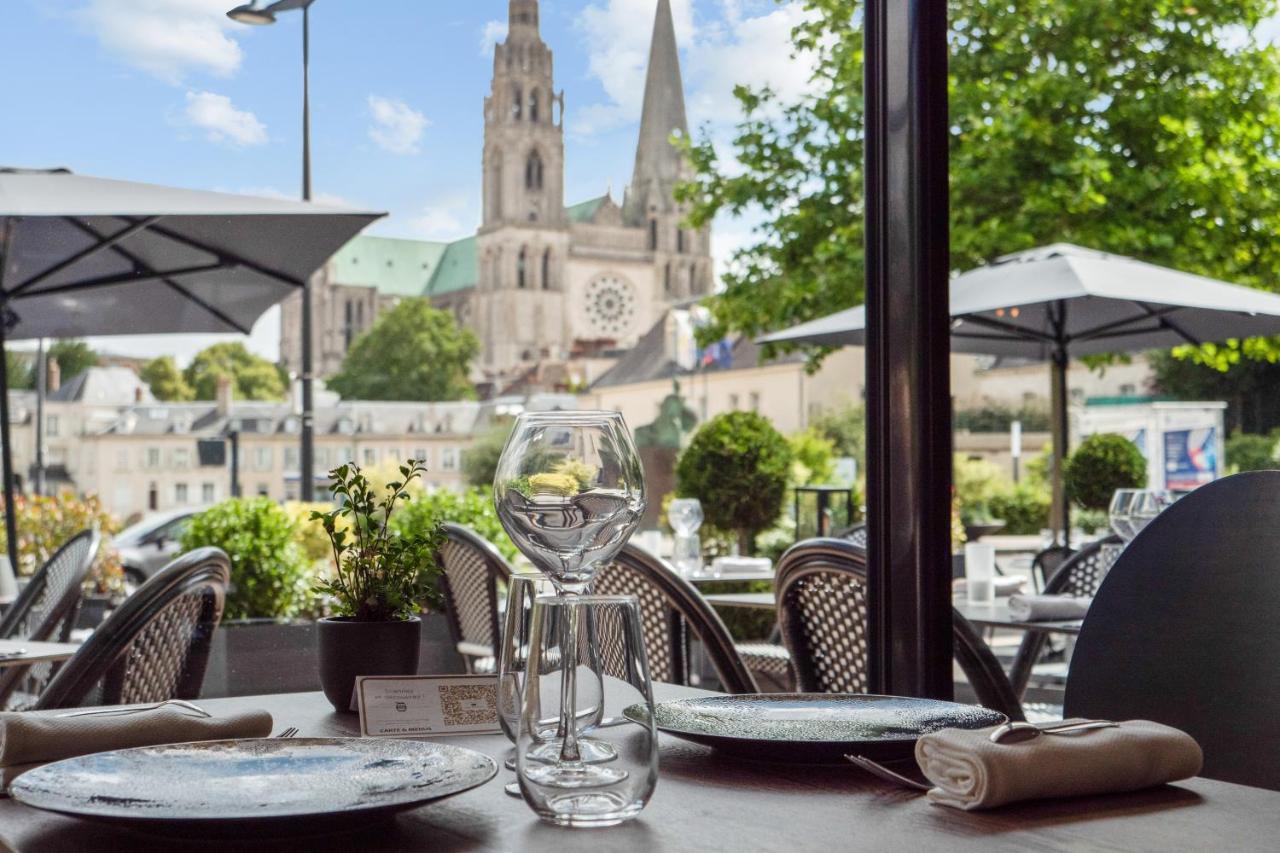 Le Boeuf Couronne - Hotel & Restaurant Chartres- Logis Hotels Экстерьер фото
